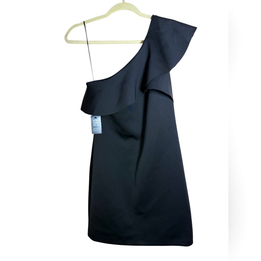Express NWT One-Shoulder Body Con Ruffle Dress Sz 6